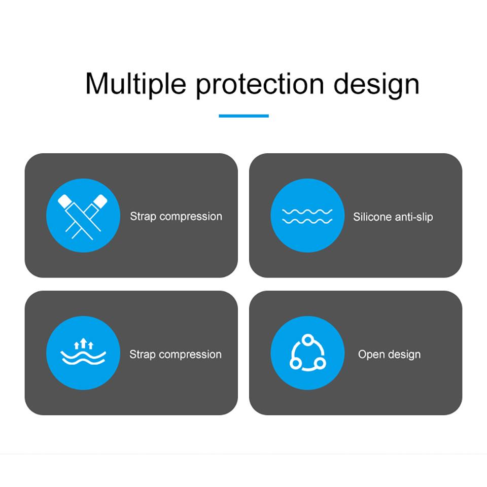 1Pcs Breathable Ankle Support Silicone Anti-Slip Compression Wrap for Sprain Prevention Men Women Unisex