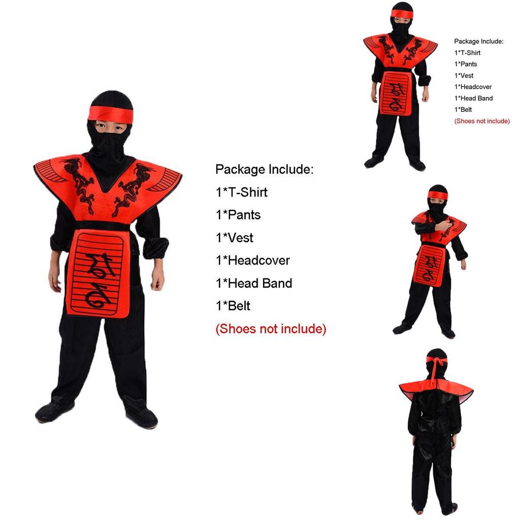 Ohromující dětský cosplay kostým Ninjago, ideální na Halloween a večírky z měkké látky