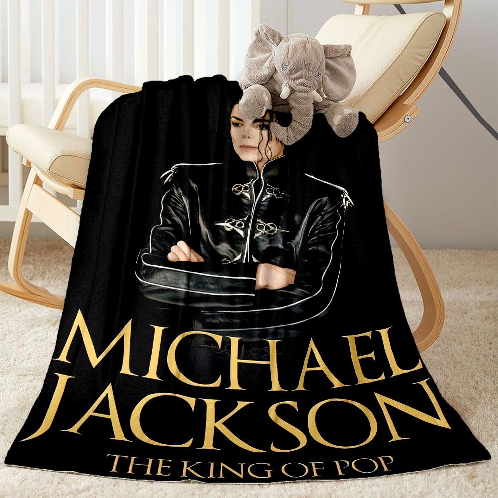 Michael Jackson 90 Blanket Comfortable Suitable for Chair Seaside Picnics Four Seasons Universal Modern Best Holiday Gift for Friends Family