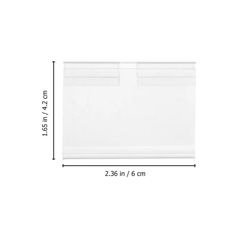 Price Tag Price Label Holders PVC Plastic Retail Shelf Card Slot  Mall Shop