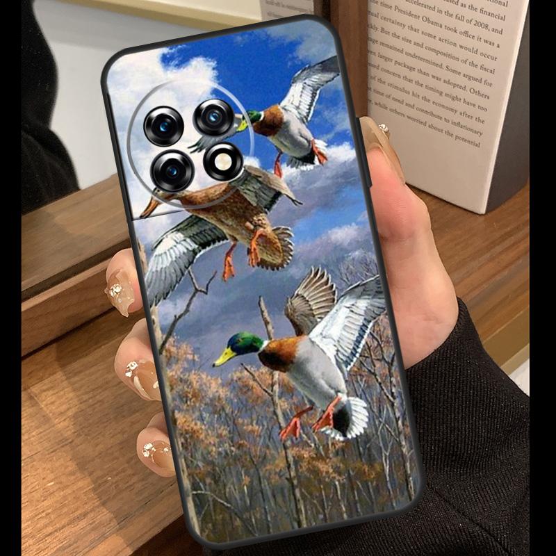 Cute Cartoon Duck Case For OnePlus Nord 5 CE 2 3 4 Lite N20 N30 OnePlus 15 R 13R 12R 10T 13T 10 11 12 13 Cover