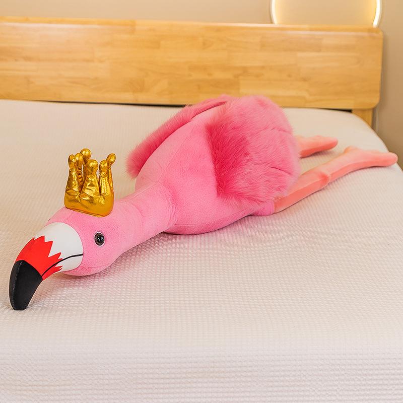 

Flamingo Pink Cute Plush Toy Cozy And Huggable Cartoon Animal Doll Pillow 60cm/23.62in