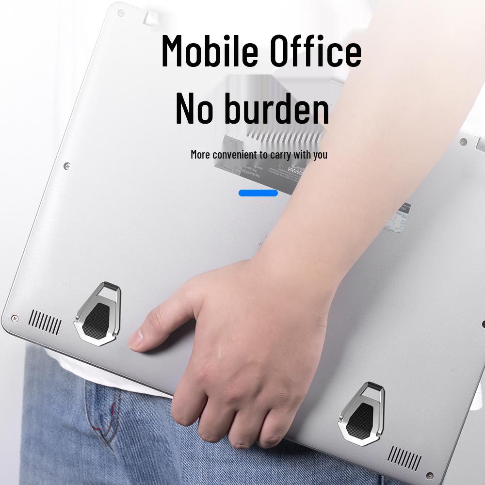 Portable Folding Laptop Stand with Heat Dissipation and Adjustable Height