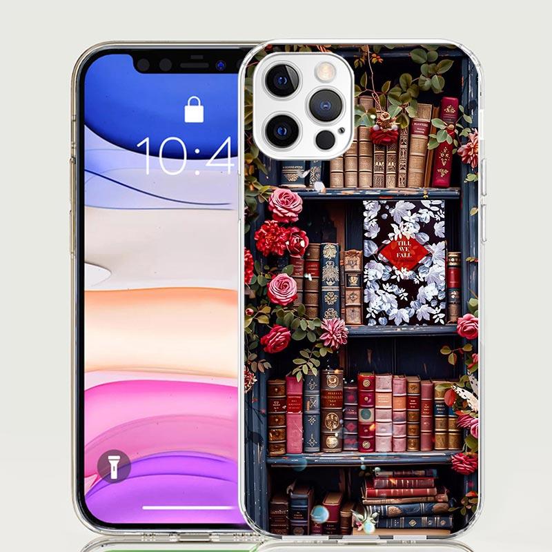 Read Books illustration Reading Phone Case for Apple iPhone 17 Air 16 15 Plus 14 + 13 Mini 12 11 Pro Max 7 8 SE 16Max Soft Shell