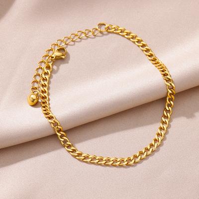 Anklets For Women Foot Bracelet Summer Beach Bracelet On The Leg Stainless Steel Ankle Chain Zircon Accessories Free Shipping