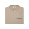 Fear of God Essentials Fall/Winter 2021 Short Sleeve Polo Unisex Tops String Tan FOG-FW21-593