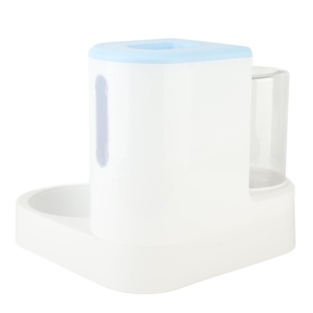 Pet Water and Food Bowls Set Large Capacity Automatic Pet Food and Water Dispenser Double Dog Cat