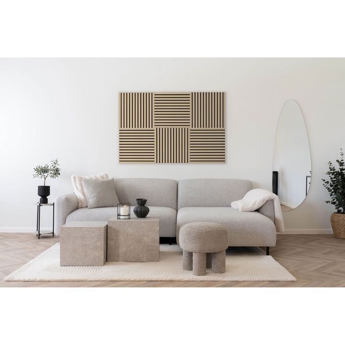 Akustikpaneel 52x52x2,2cm Eichen-Dekor.