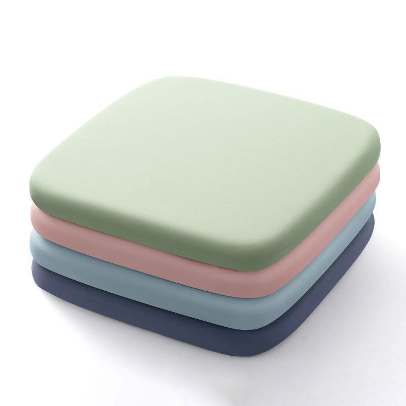 Traagschuim Ijszijde Elastische Stof Zitkussen Zacht Bureaustoelkussen Autostoelkussen Voor Lang Zitten Lendensteun Pijnverlichting