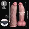 Large Thick Realistic Liquid Silicone Dildo, Soft Veined Texture with Strong Suction Cup, Odorless Durable Material, Adult Toy for Couples