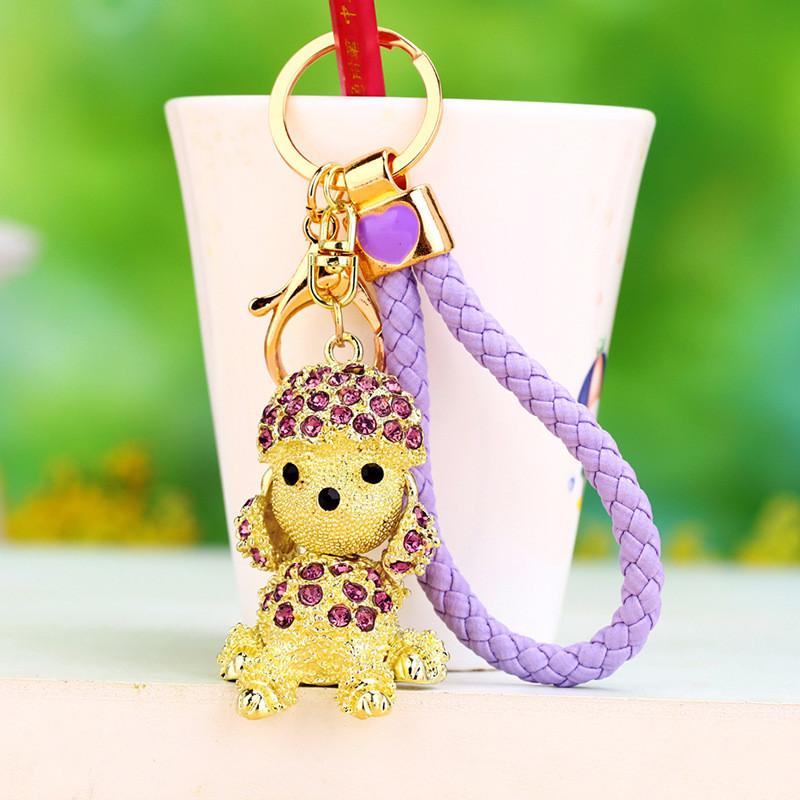 Shiny Creative Metal Monkey Keychain For Women With Glittering Design Perfect For Gifts