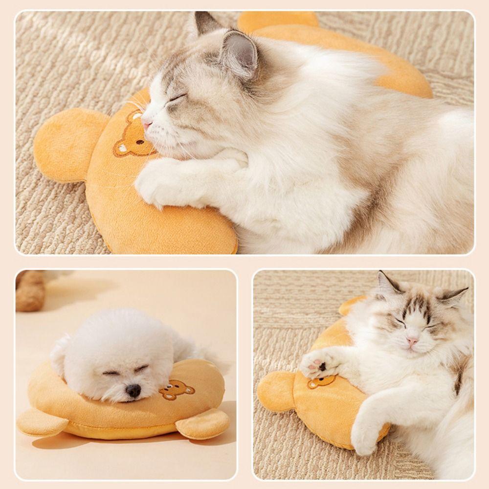 Soft Dog Neck Pillow Bite Resistant Pet Sleeping Pillow Dog U-shaped Pillow  For Dogs Cats