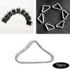 Triangle Buckle Accessories Spring Buckles Connectors High Strength Steel Ring for Kids