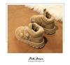 Boys' Winter Cotton Snow Boots with Velvet Lining - 2025 Martin Style for Medium & Large Kids