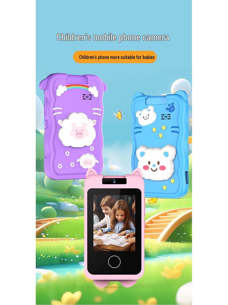HD Kids' Camera Phone Toy for Photos & Videos - Christmas Gift
