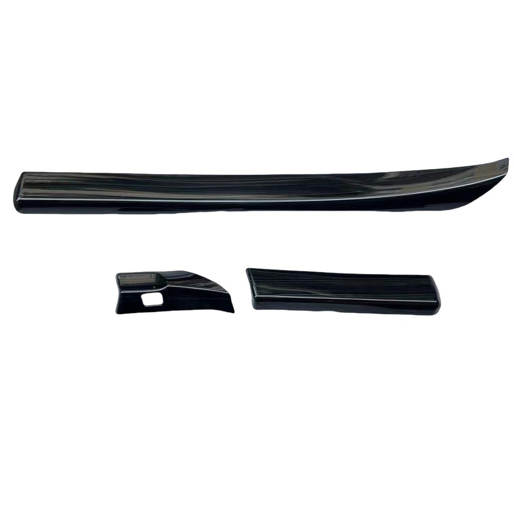 3pcs For Honda Accord 8th Gen 2008-2013 Car Dashboard Strips Trim black brushed Interior Auto Parts Accessories