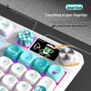 98-Key RGB Wireless Bluetooth Triple-Mode Mechanical Keyboard - Gaming, Esports & Office Customization Screen
