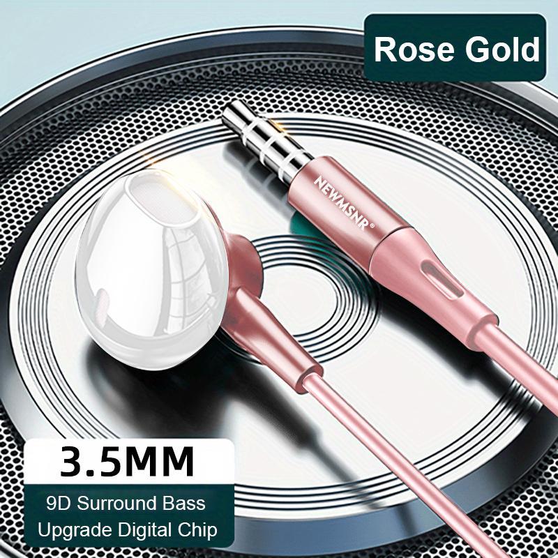 Metal 9D Surround Bass Type C&3.5mm Headphones Wired Control Headsets With HD Mic Earbuds For iPhone15/16 for Samsung Earphones