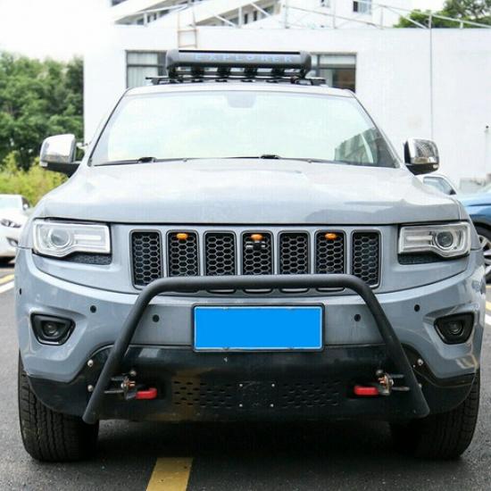 Front Fog Light Lamp Cover Trim Frame For Jeep Grand Cherokee 14-16 Accessories