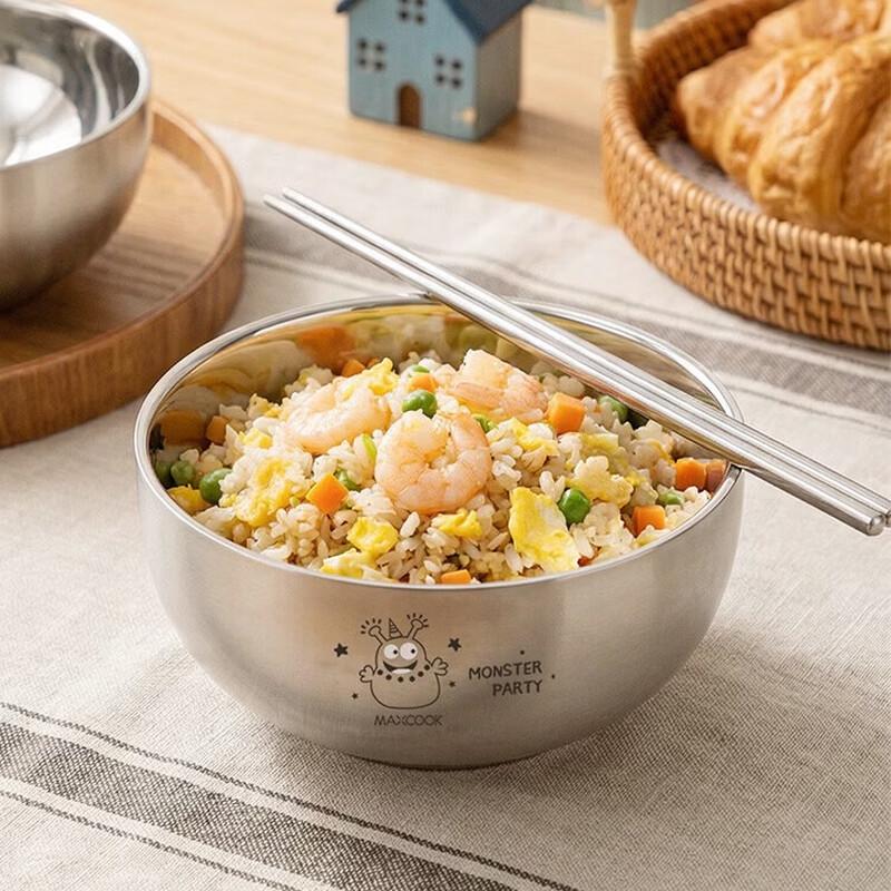 Mei Chu 316L Stainless Steel Ditto Children's Insulated Bowl