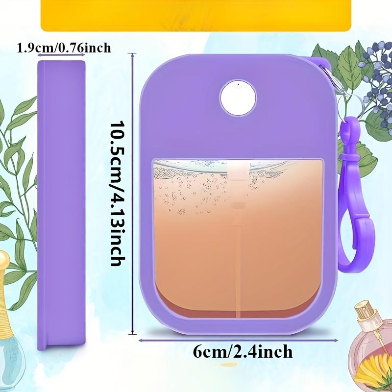 1pc New 45ml Portable Refillable Hand Sanitizer Alcohol Bottles Mini Card Spray Bottle Travel Sub-bottling Cosmetics Press