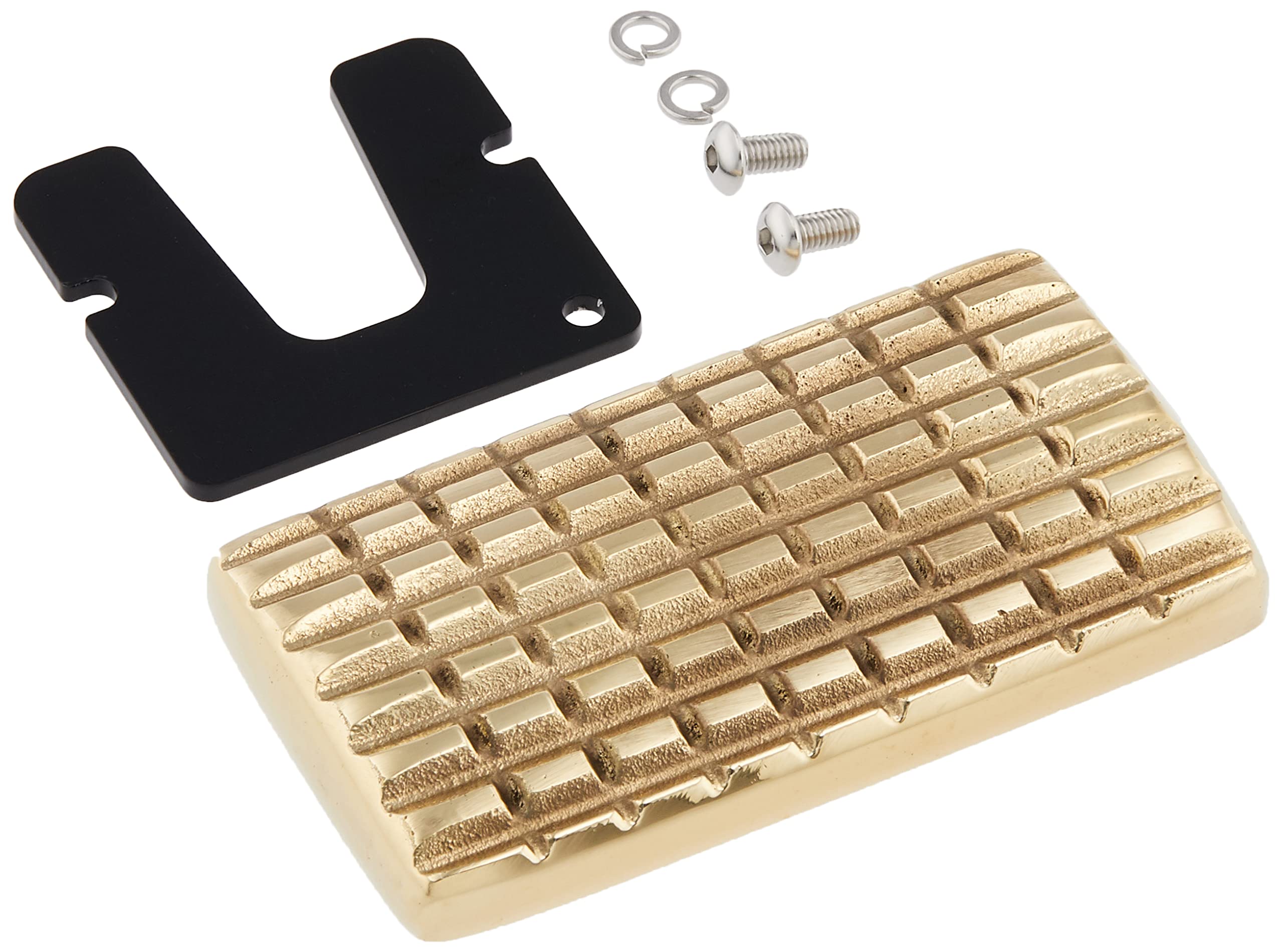 

Kijima Motorcycle Parts Brake Pedal Cover Long Brass/04y~Sportster HD-05353
