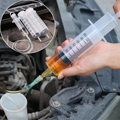 550ml Auto Ölpumpe Spritze mit großer Kapazität Wiederverwendbare Nadel Barrel Ölpumpe Öl Füll- und Extraktionsausrüstung Auto Accesorios