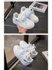 Girls' Leather Spring Bowknot Sneakers - White, Big Kids, Student-Friendly