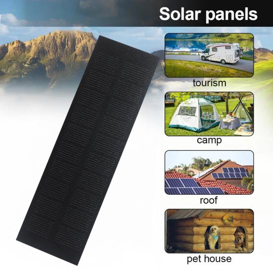 1W 5V Solar Panel Type-C High Efficiency Portable Phone Power Bank Curtain Light 3.7-5V