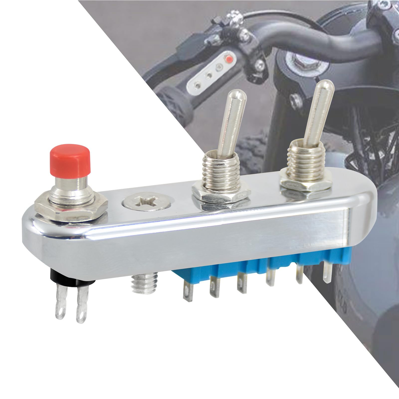 

HDBUBALUS Motorcycle Switch, Universal Handle Switch, Horn Switch, Turn Signal, Headlight, On/Off, Button, Grip