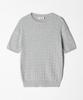 TRADCLUB Cable Round Short Sleeve Knit 7 Colors (Type A)