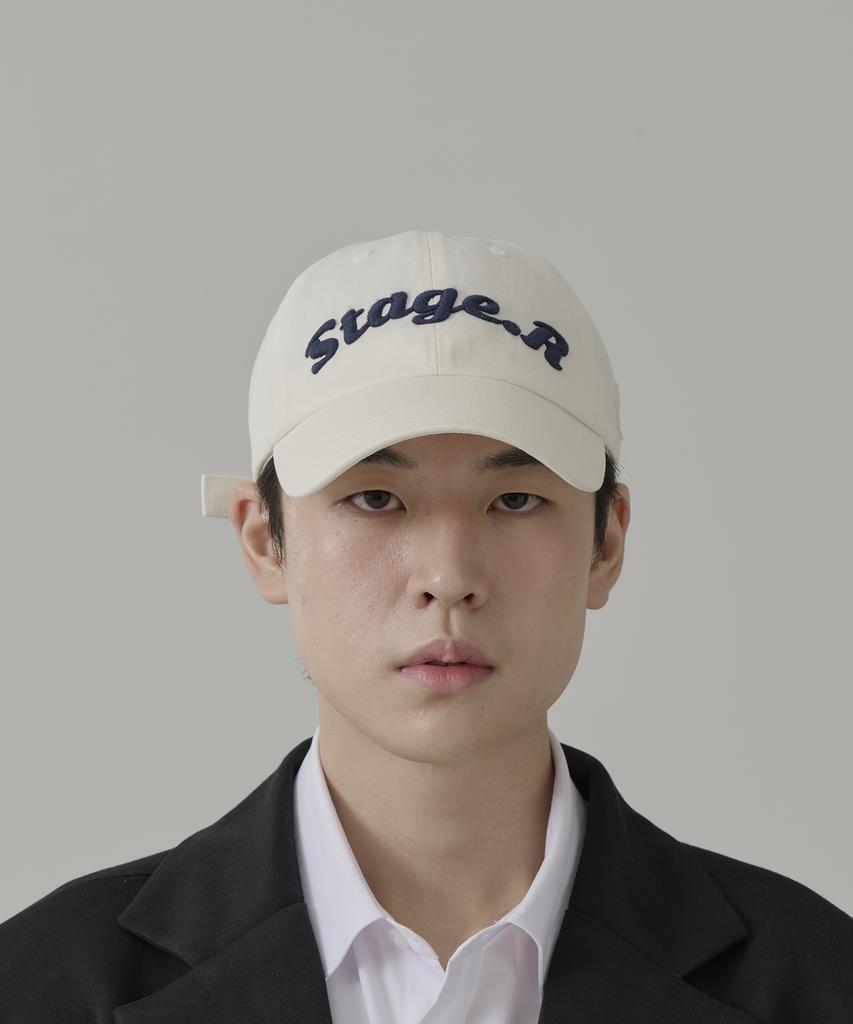 Seuteijial Volume Logo Washed Ball Cap [Cream]