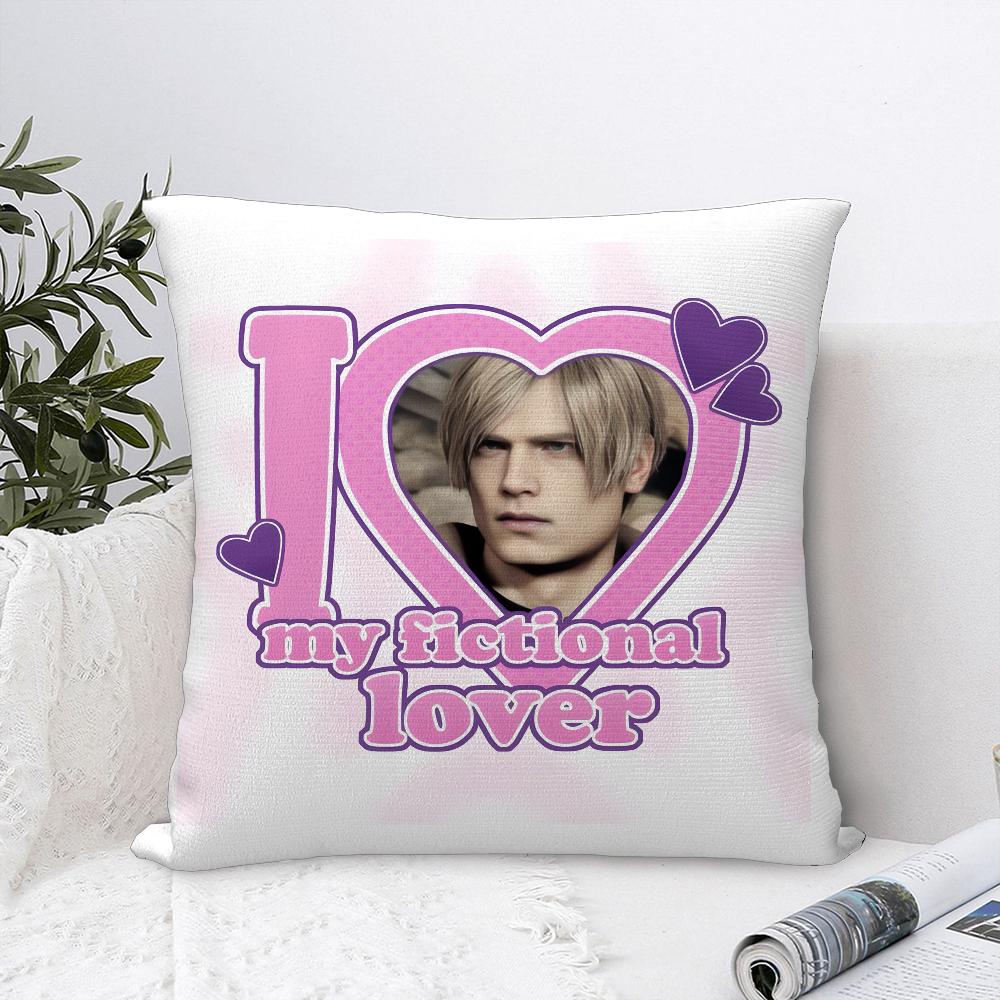 Muscle L-Leon Kennedys Pillow Case Plush Fabric Soft Pillowcase Double Sided Print Sofa Cushion Cover Throw Pillow Cover