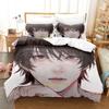 Baki Hanma Bedding Set Single Twin Full Queen King Size Bed Set Adult Kid Bedroom Duvetcover Sets 3D Print Anime Bed Sheet Set