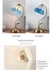 Retro European Mediterranean Bedside Lamp - Warm, Creative Decorative Lighting for Bedroom or Study