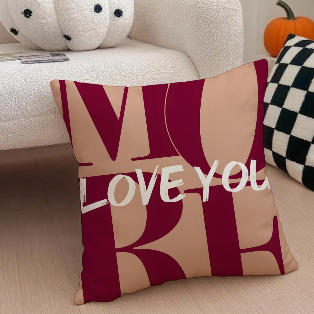 Uplifting Enduring Hope And Love Cushion Cover Throw Pillow Cover Hidden Button Durable Polyester Chair Cushion