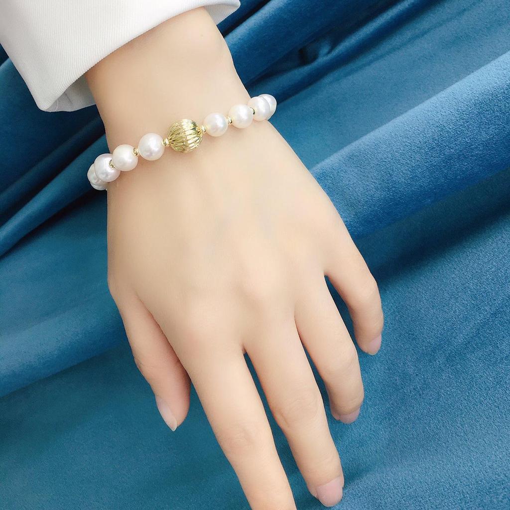 2024 Versatile Niche Design 8-9mm Freshwater Pearl Bracelet - Light Luxury, Simple Fashion