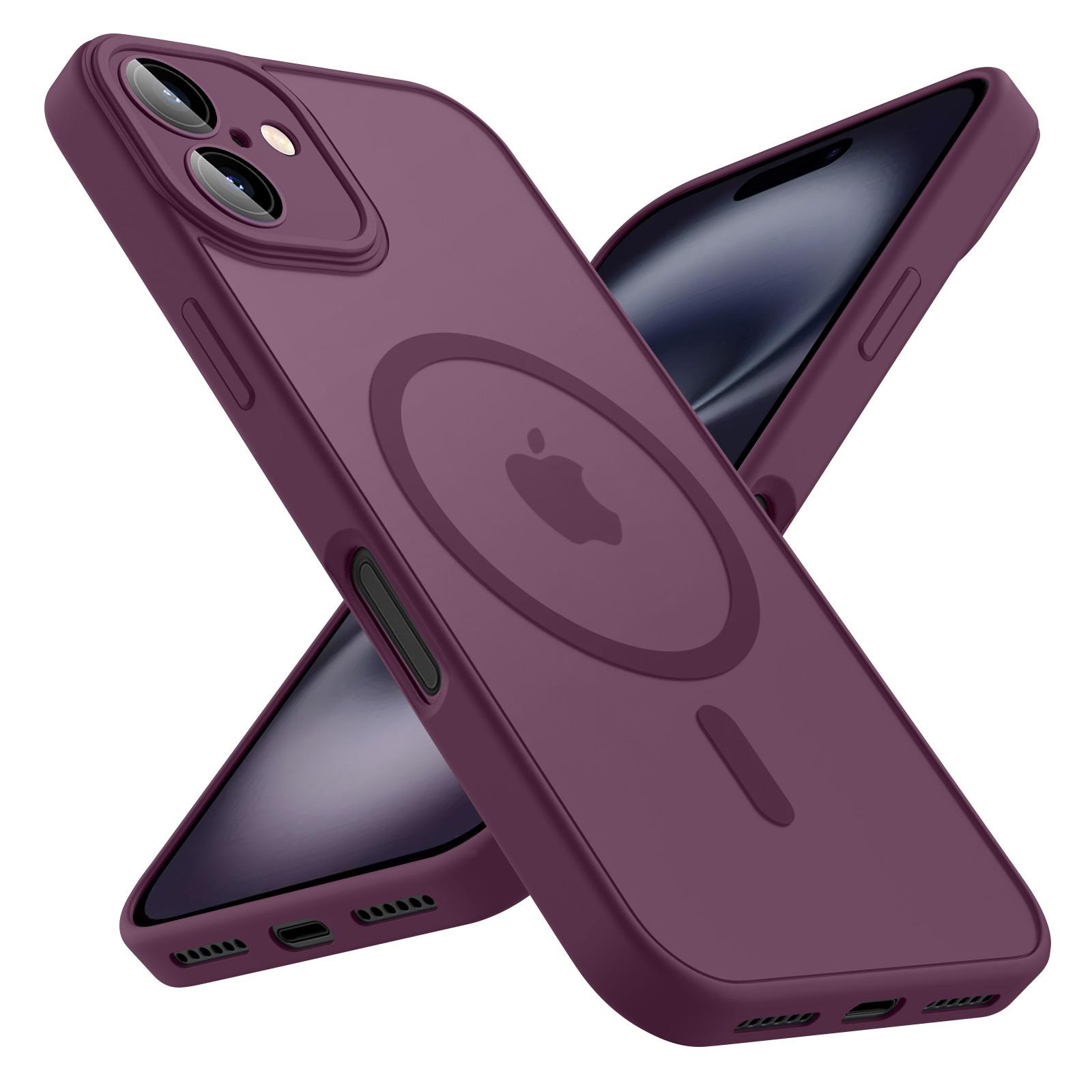 

Розкішний матовий чохол для телефону для iPhone 17 16 15 14 13 12 11 Pro Max 16 15 Plus 17 Air Для Magsafe Матовий прозорий магнітний чохол For iPhone 17 Air
