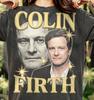 Colin Firth Années 90 Vintage Bootleg Rétro Acteur Hommage Graphique Comfort Colors® T-shirt, Esthétique Années 90 Merch Fan Y2K Oversize Tee