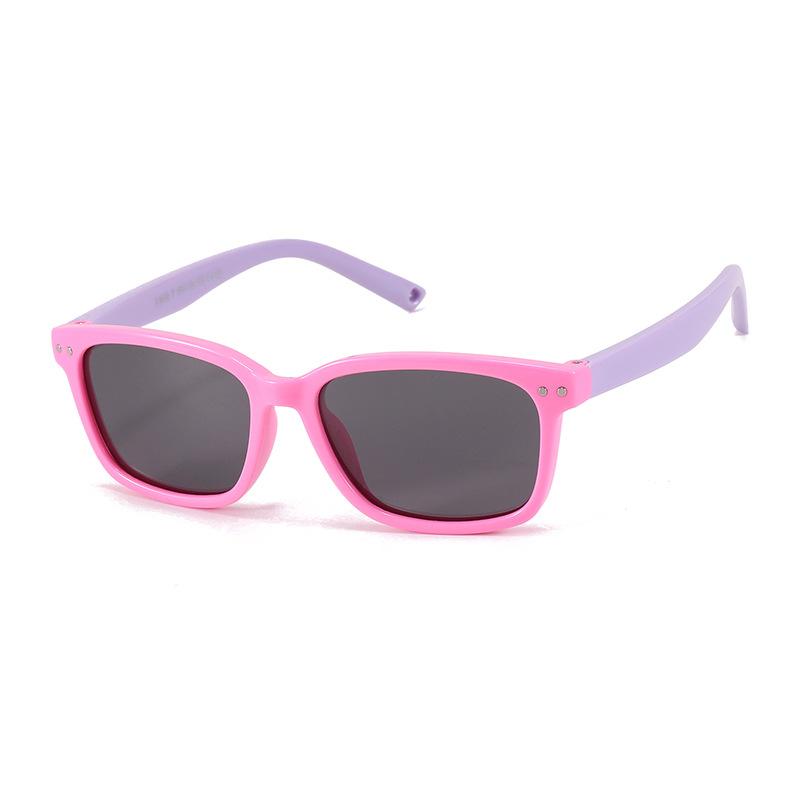 New fashion polarized male and female baby sunglasses rice nail box anti-ultraviolet sunglasses sunshade glasses tide S8402 tac polarized