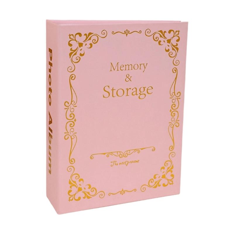 Handcover Mini Photo Book, Photo Album 4x6 100Pockets Large Capacity for Family Wedding Anniversary Baby Vacation