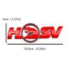 Metal Car Body Sticker for  HSV Logo Auto Emblem Front Grille Rear Trunk Decoration