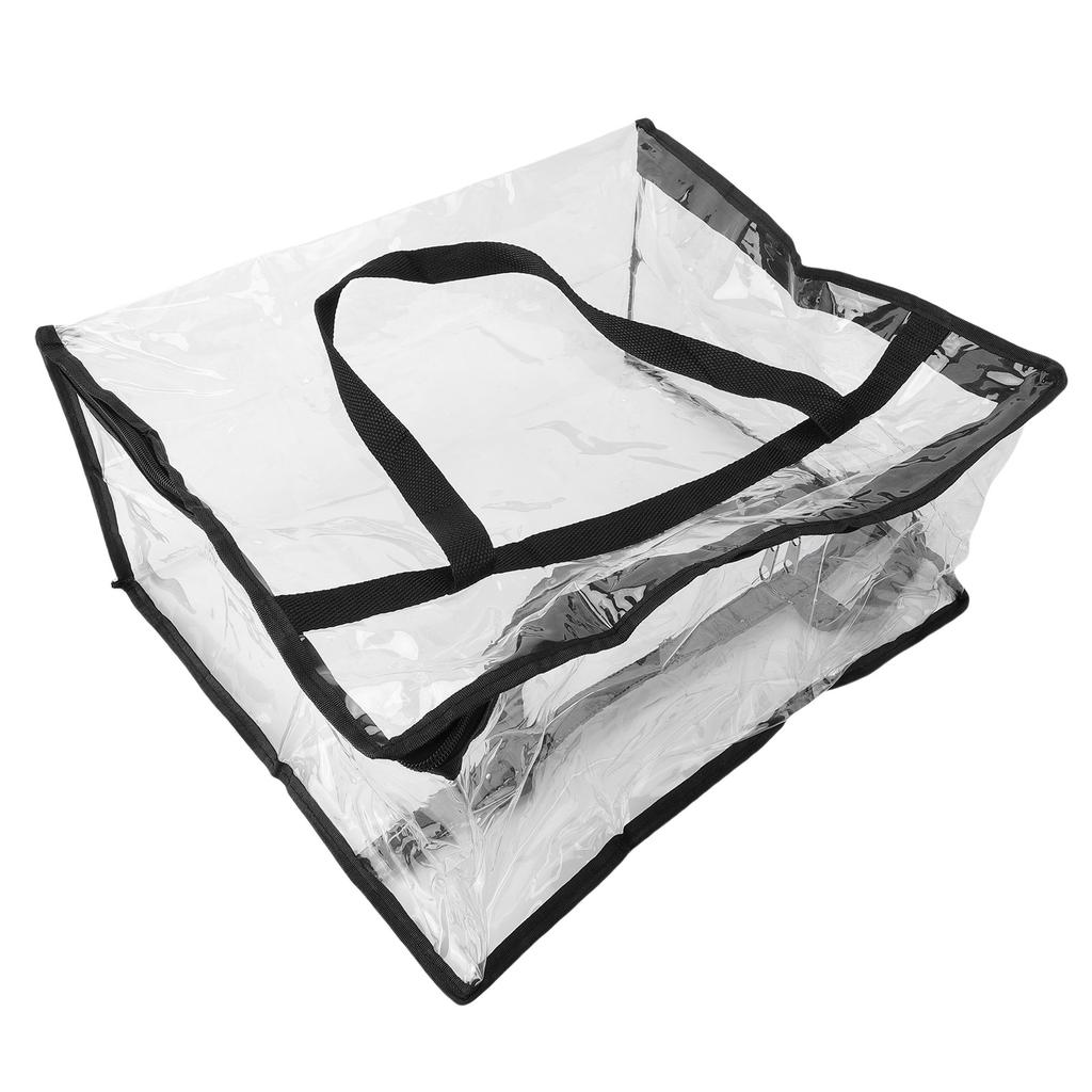 Clear Storage Bag for Clothes PVC Blanket Storage Bag Closet   with   and Handle for Moving Home