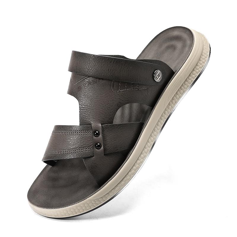 Fashion Brand Sandals New Summer Genuine Leather Lightweight Men's Shoes Outdoor Comfortable Beach Sandals Fashion Casual Shoes Sneakers