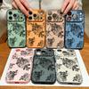 Sketching Rose Flower Pattern Case For iPhone 17 Pro Max Magnetic For Magsafe Hybrid Slim Matte Cover For iPhone 16 15 14 13 Pro Max