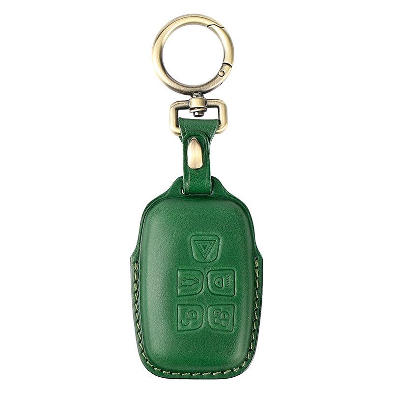 Genuine Leather Key Case for Land Rover Discovery, Sport, Evoque, and Jaguar 2020