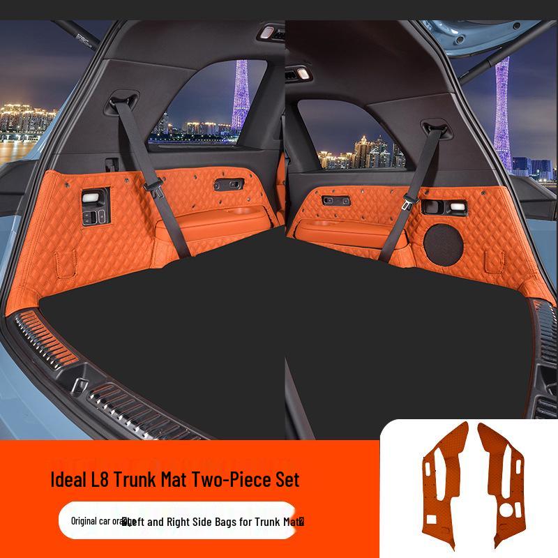 Ideal L8 Trunk Mat: Full Coverage Tail Box Liner for Car Interior Modification