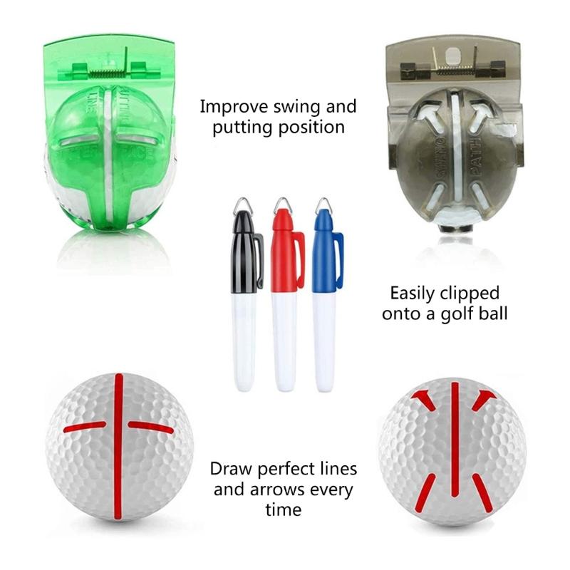Multi-in-1 Golf Club Cleaning Set Microfiber Towel Brush Divot Tool Line Marker and Pitch Repair Tool for Men Women
