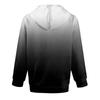 Women's Hoodie, Color Gradient Printed Long Sleeved Loose Hooded Sports Jacket