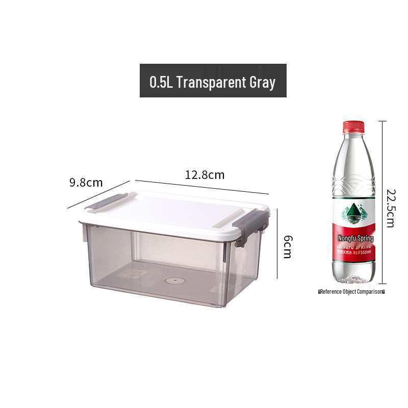 

Transparent Plastic Storage Box with Lid - 3D Printer Filament, Snack & Toy Organizer